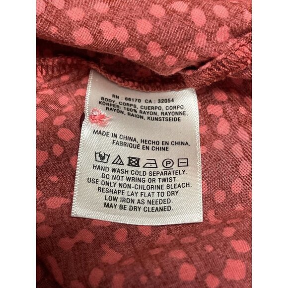 Holding Horses Anthropologie Long Sleeve Button Front Splatter  Women's Small - Picture 7 of 7